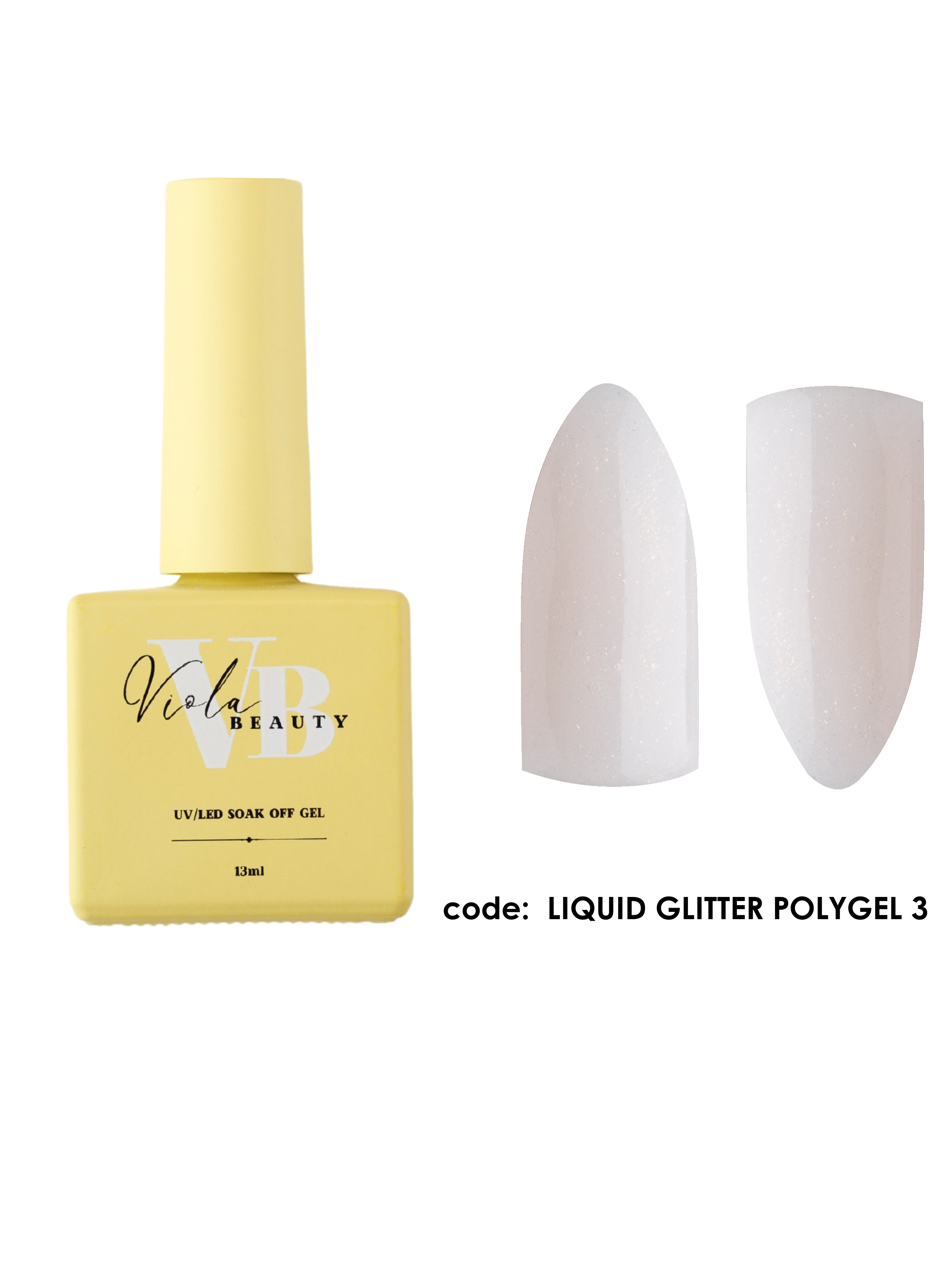 LIQUID POLY JEL GLITTER 0003 -13 ML 