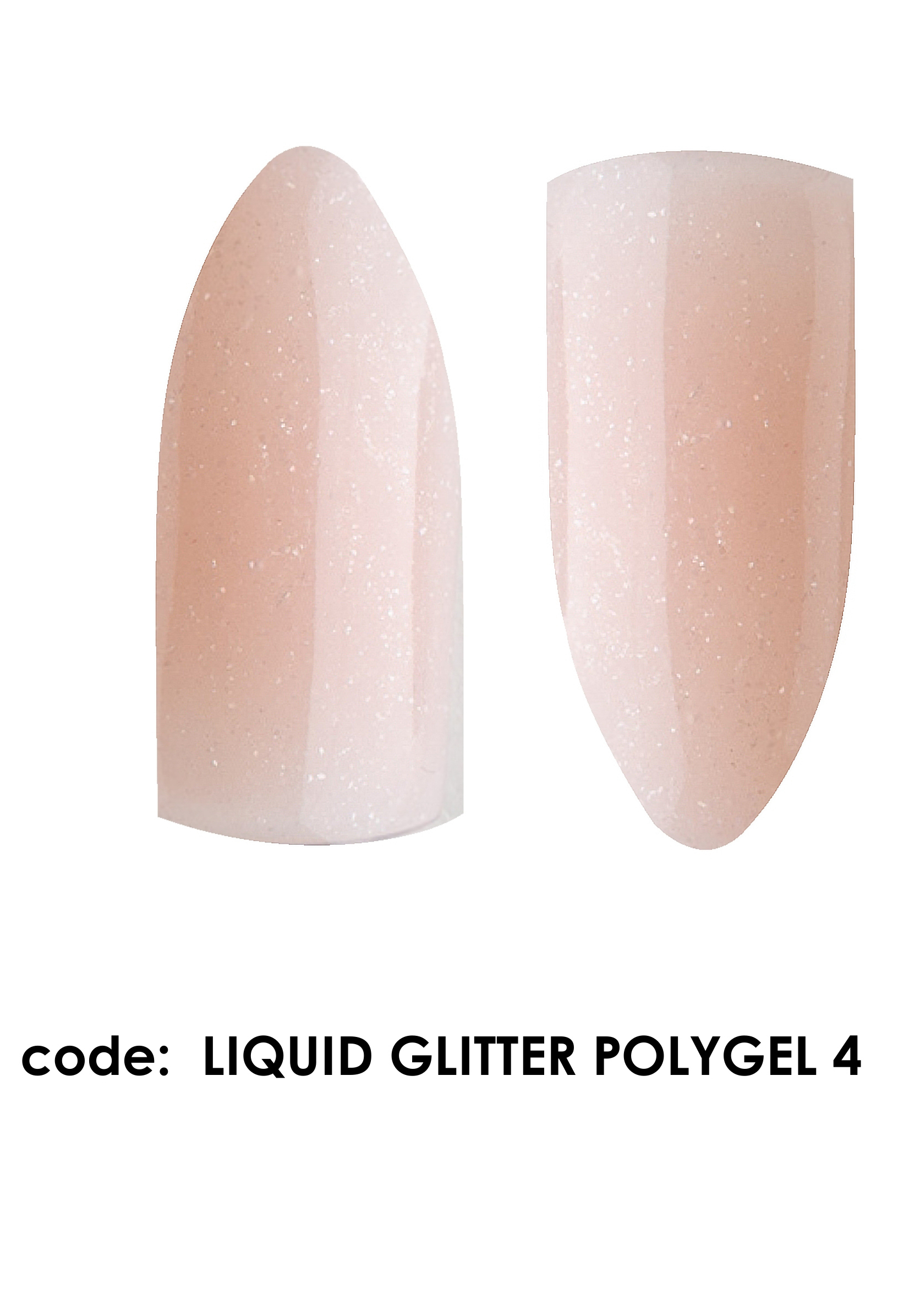 LIQUID POLY JEL GLITTER 0004-30 ML