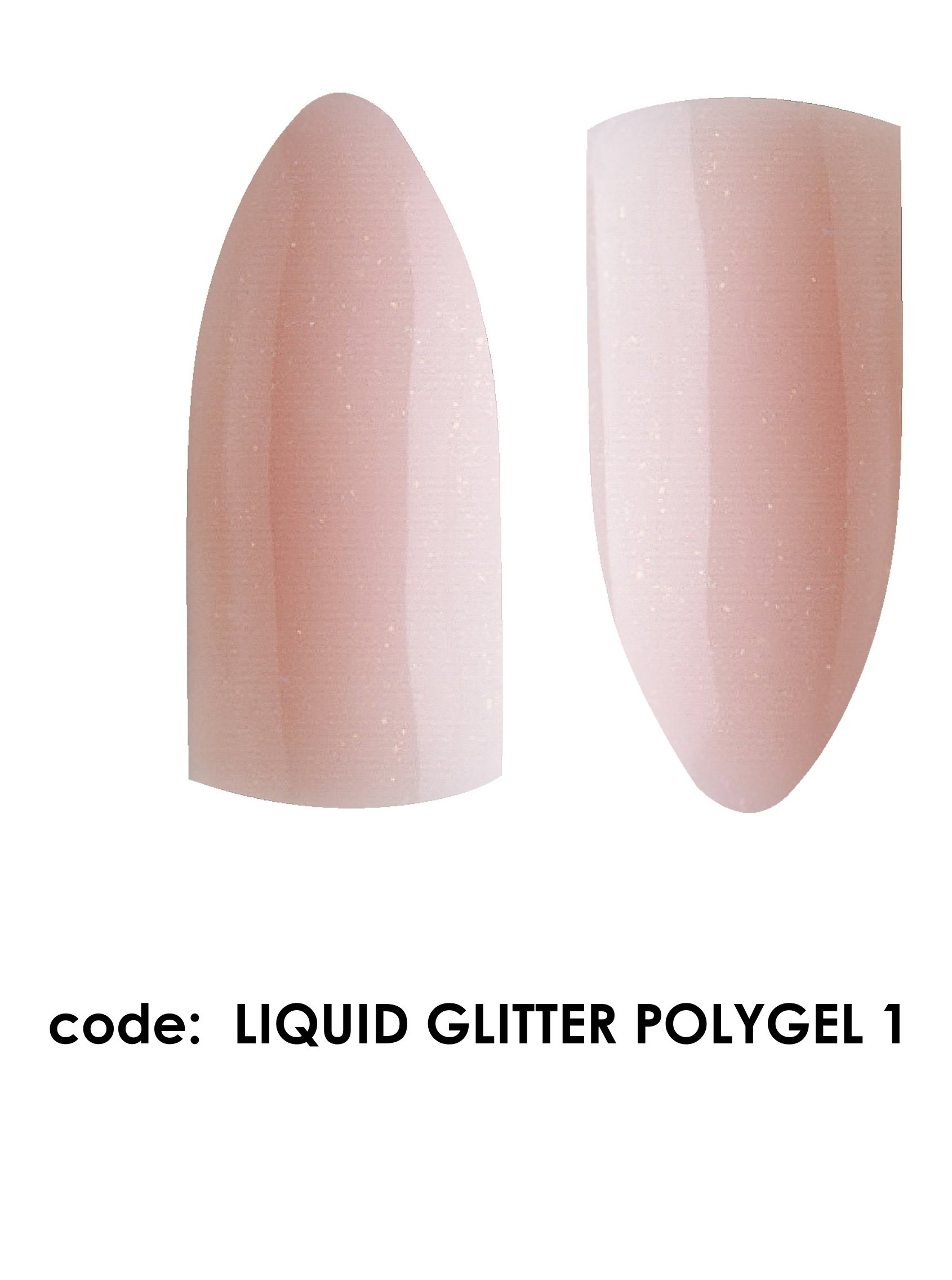 LIQUID POLY JEL GLITTER 0001 30 ML