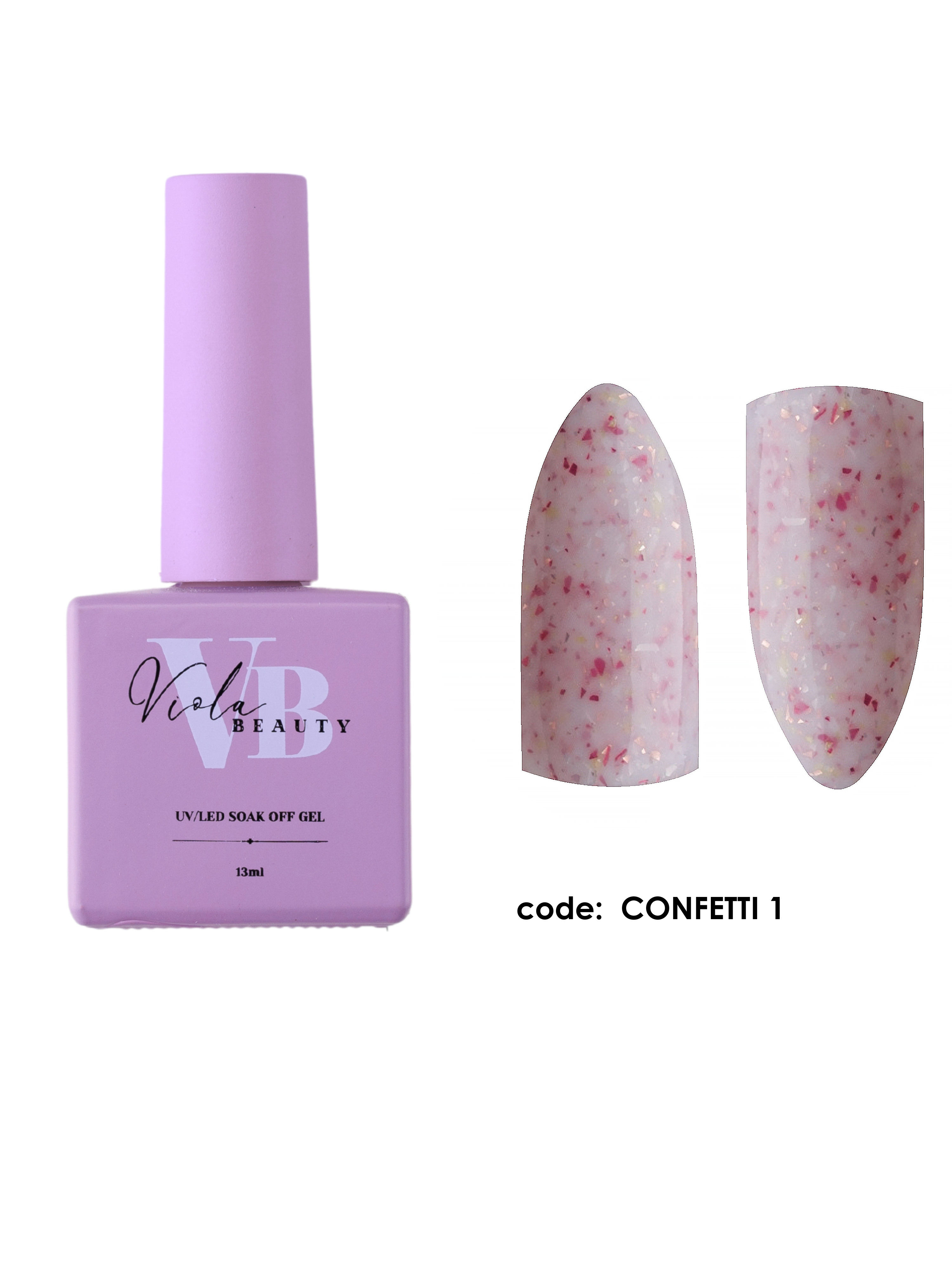 CONFETTI BASE COAT  1 13 ML 