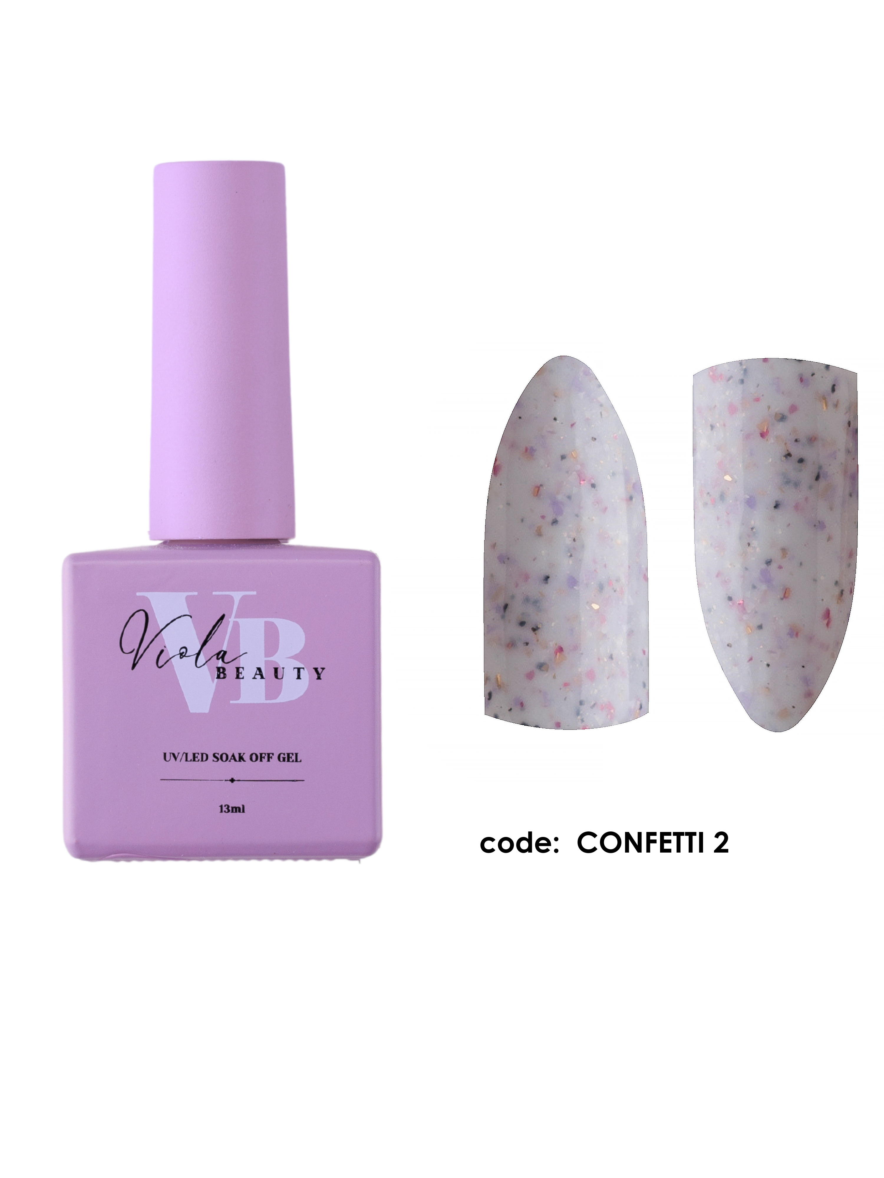 CONFETTI BASE COAT  2 13 ML 