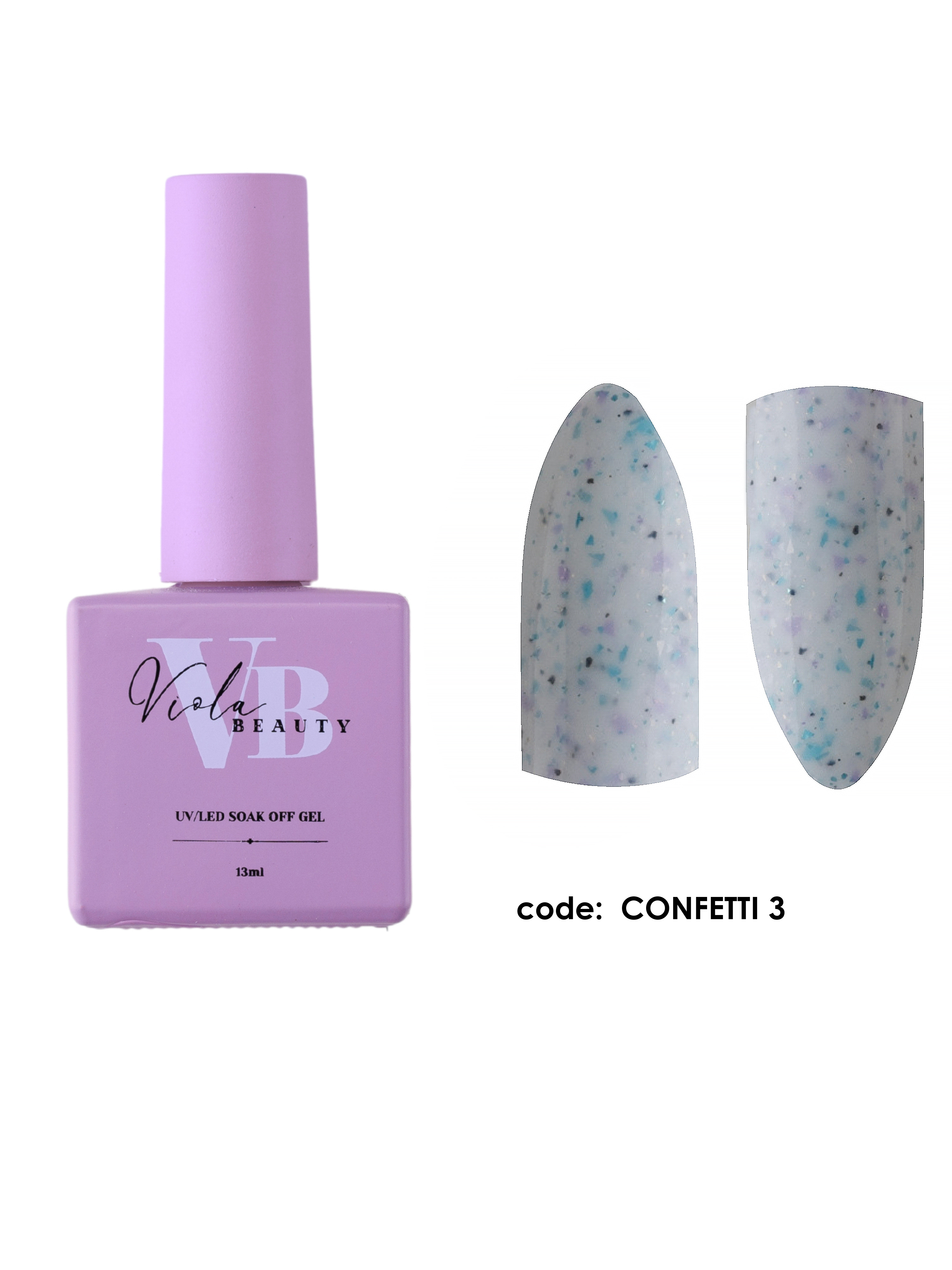 CONFETTI BASE COAT 3 13 ml 